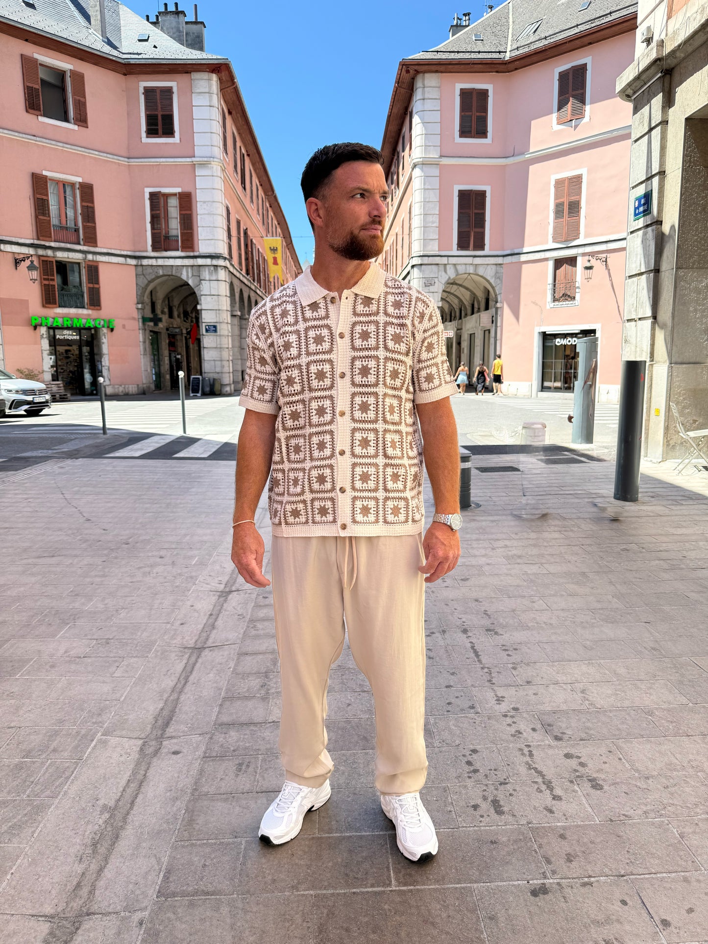 Pantalon viscose - beige