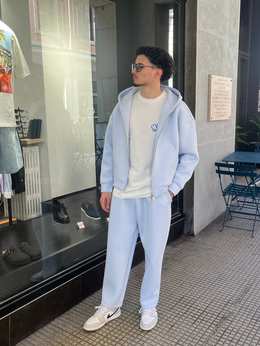 Ensemble jogging - Bleu ciel Menzo
