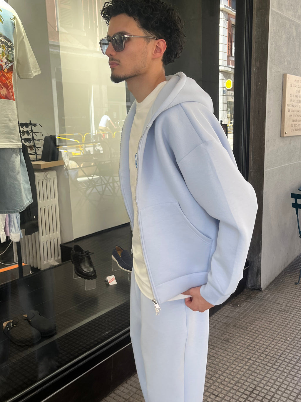 Ensemble jogging - Bleu ciel Menzo