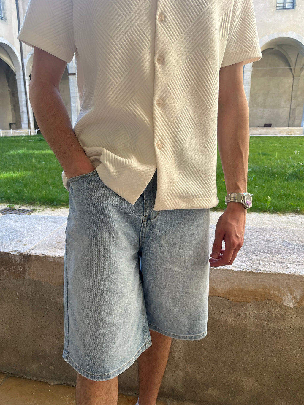 Bermuda Homme Denim – Coupe Relax & Style Estival Menzo