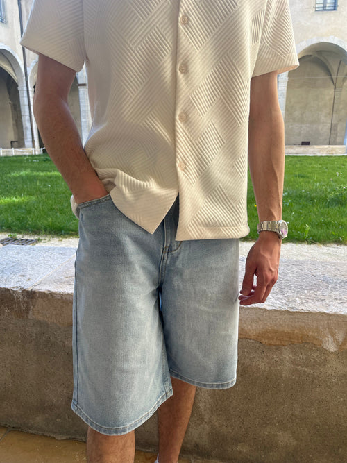 Bermuda Homme Denim – Coupe Relax & Style Estival Menzo