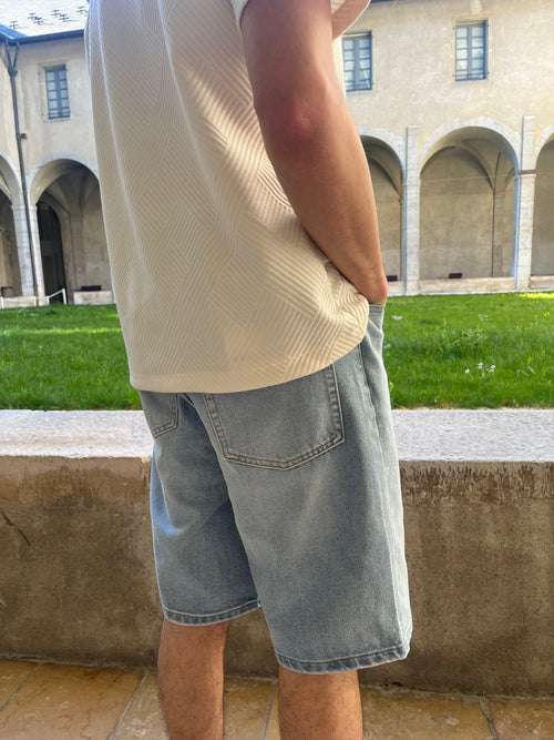 Bermuda Homme Denim – Coupe Relax & Style Estival Menzo