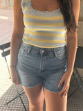 Short en jeans - bleu Menzo