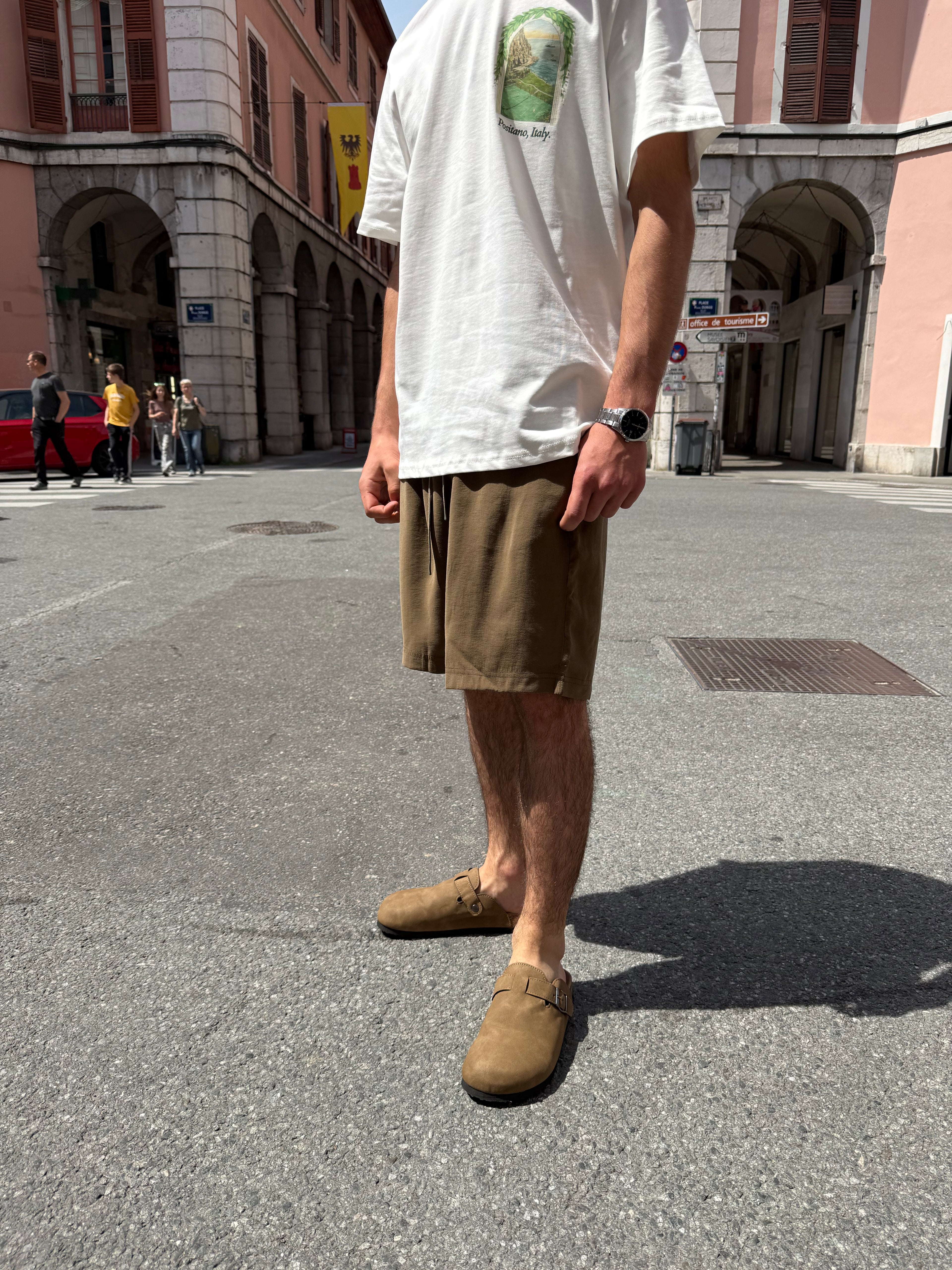Short vert - viscose