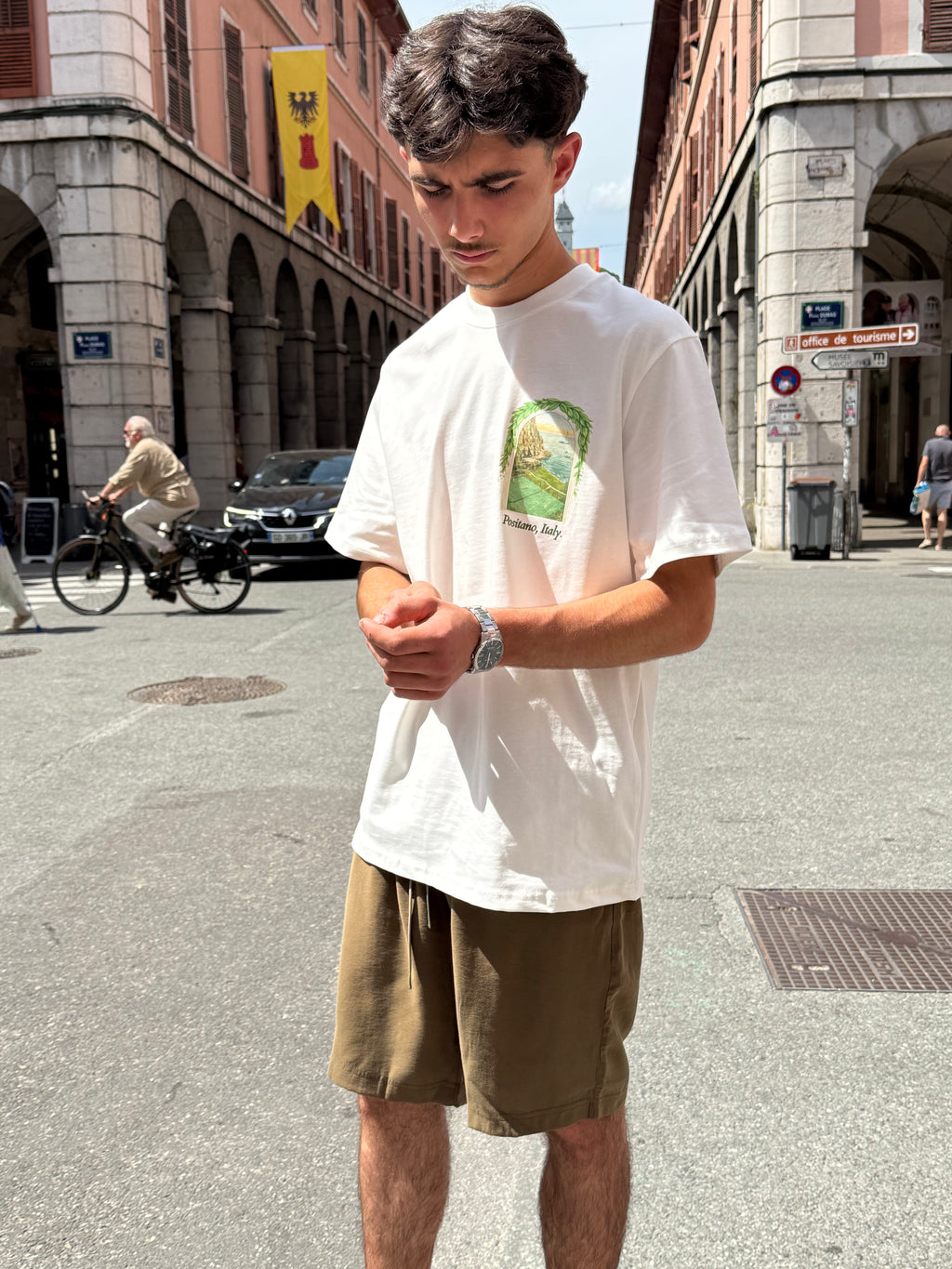 Short vert - viscose