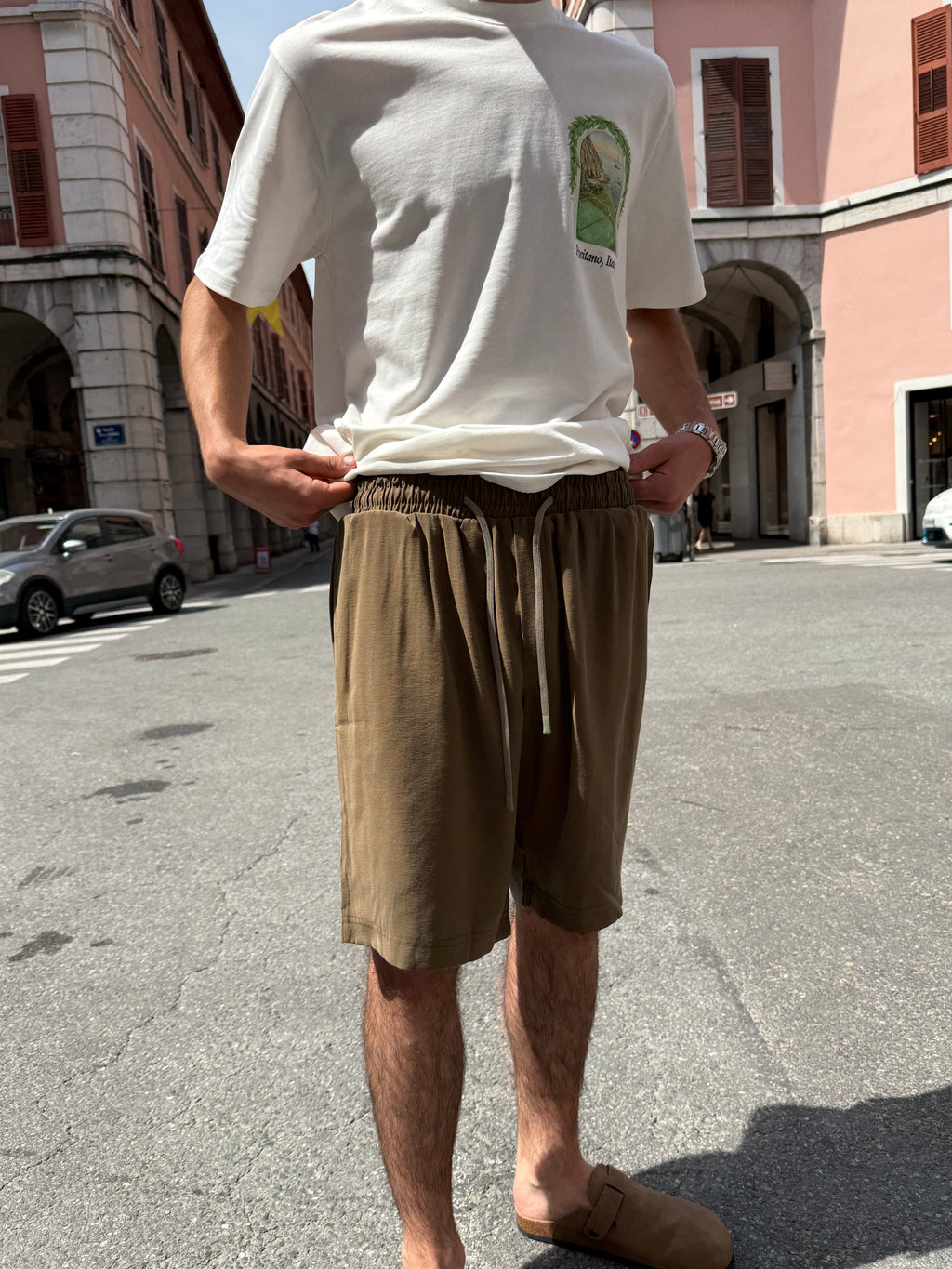 Short vert - viscose