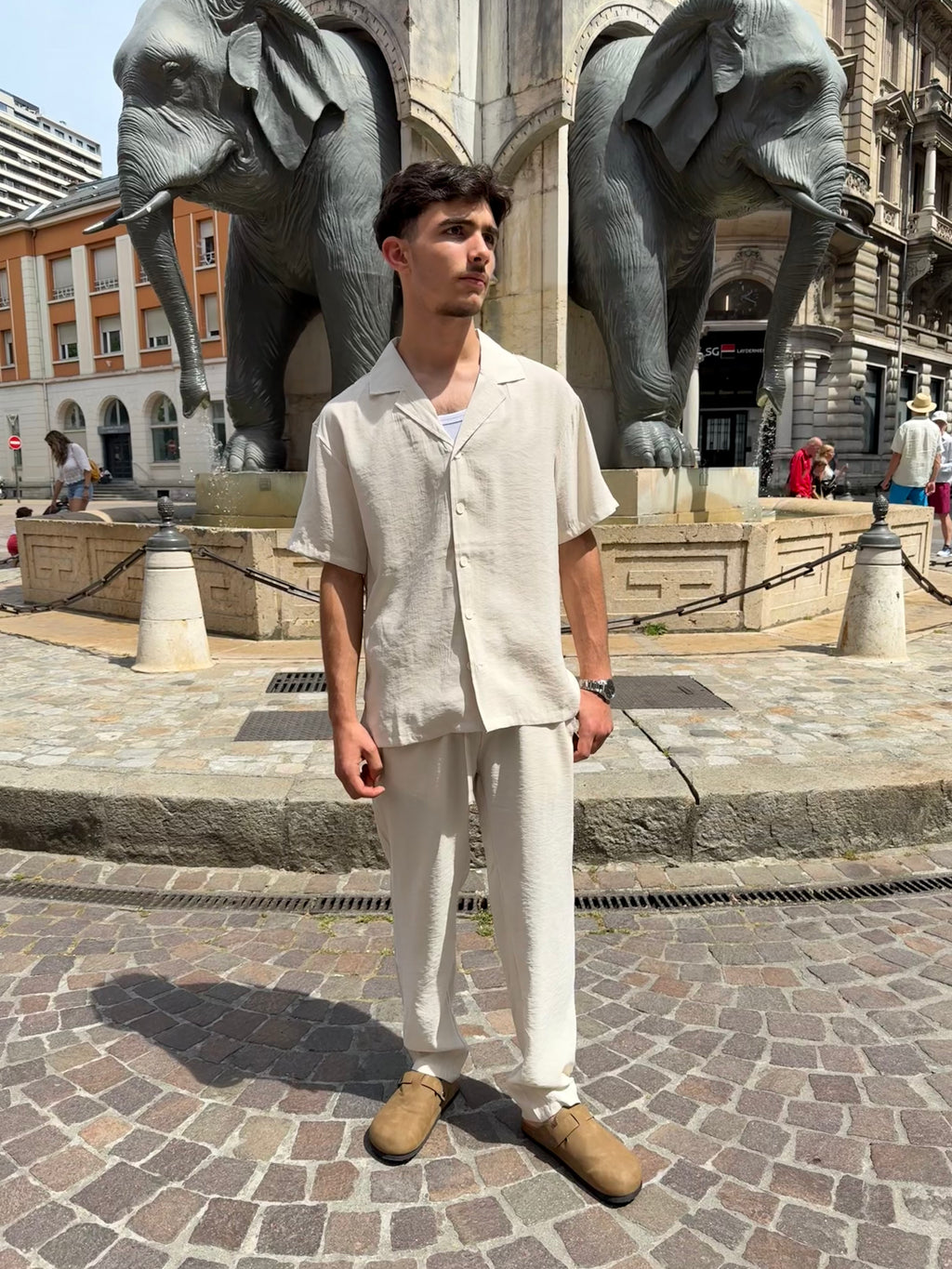 Chemise beige - viscose