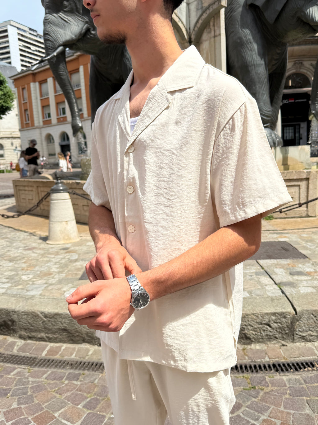 Chemise beige - viscose