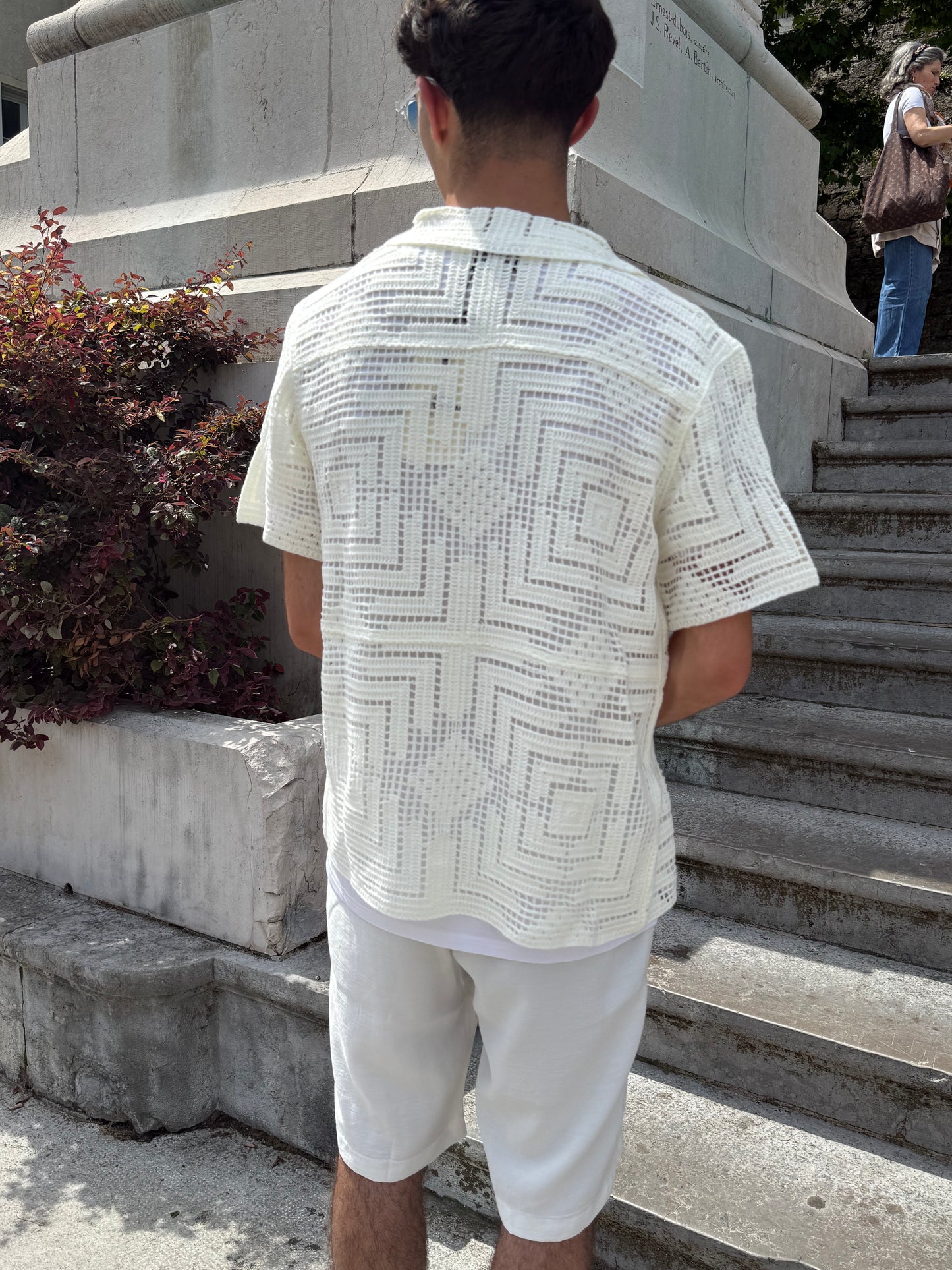 Chemisette Crochet - blanc cassé