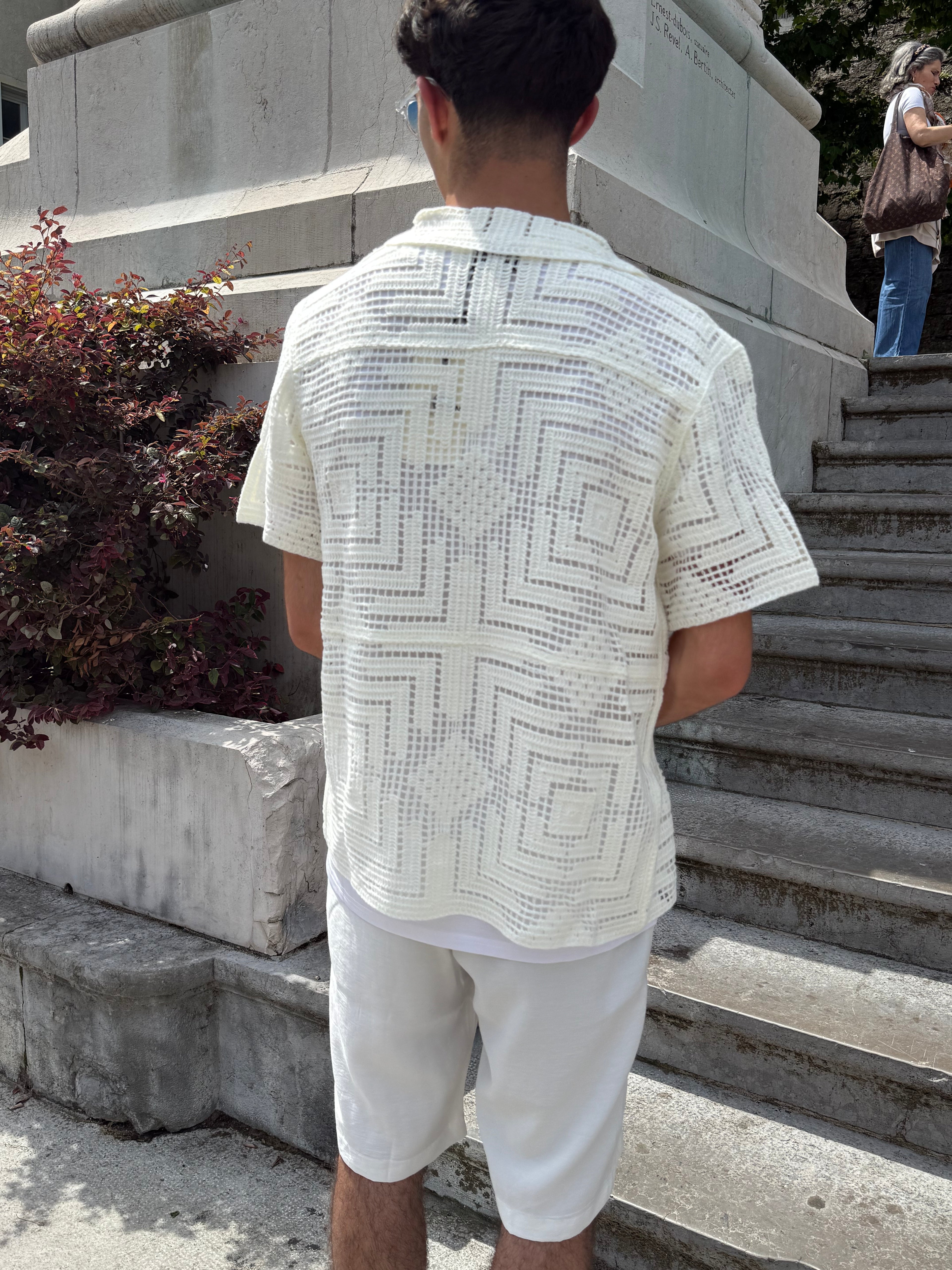 Chemisette Crochet - blanc cassé