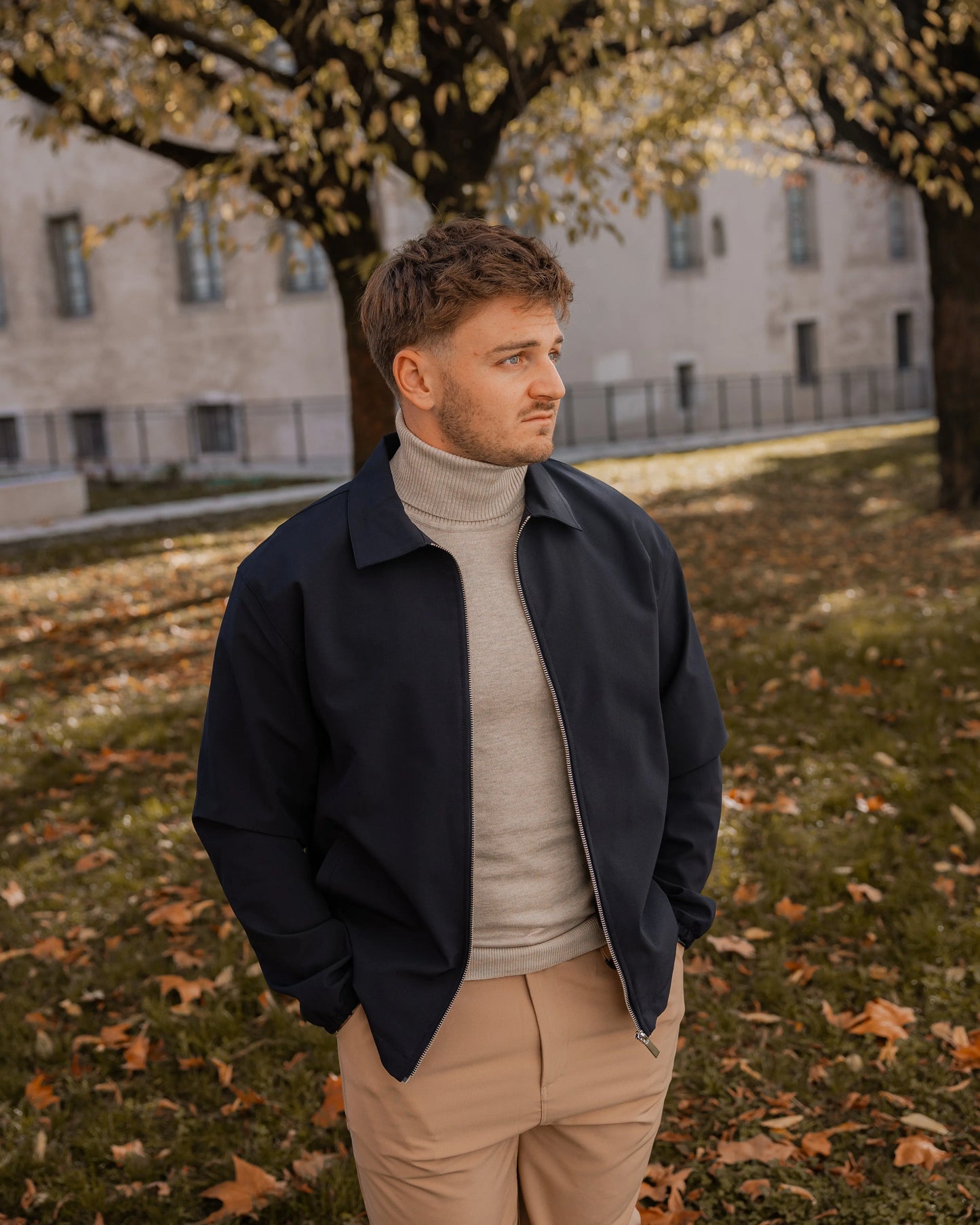 Veste bleu indigo ADJ Ma boutique