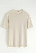 T-shirt manches courtes mailles - beige Menzo