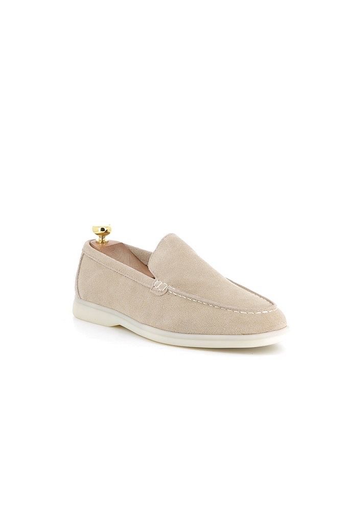 Mocassins en suédine - sable Menzo