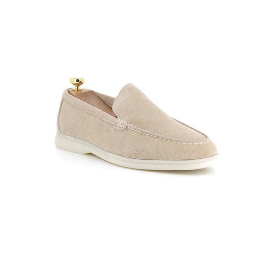 Mocassins en suédine - sable Menzo