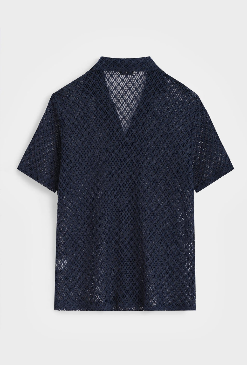 Chemise en crochet - bleu