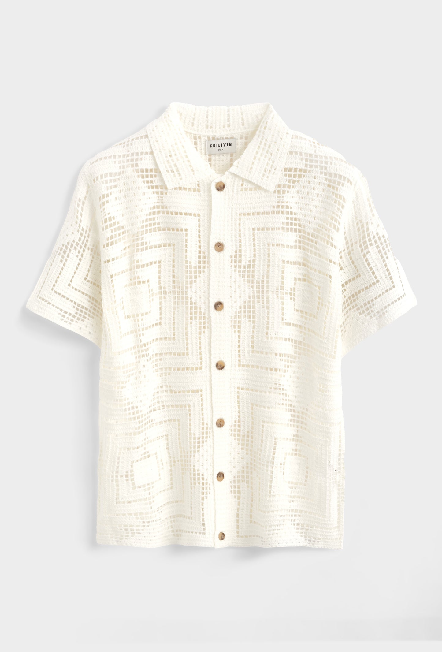Chemisette Crochet - blanc cassé