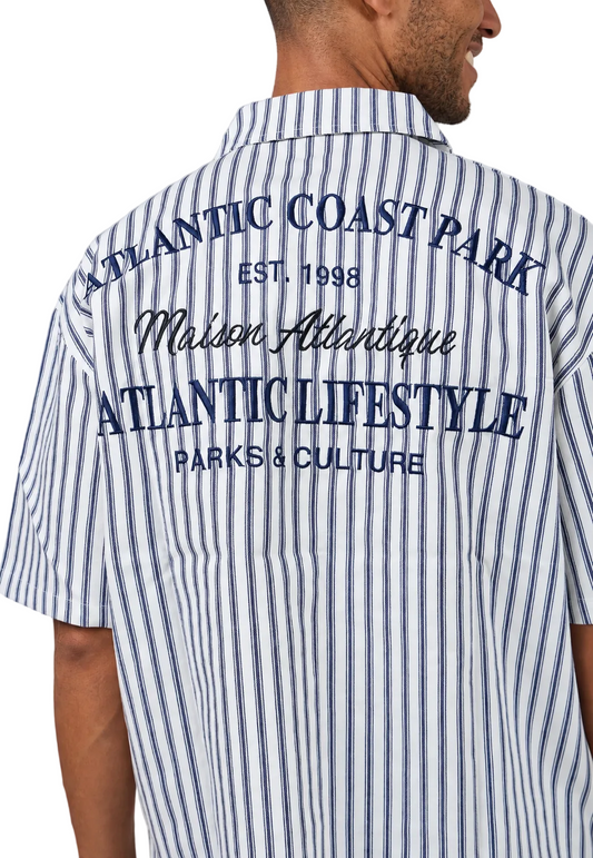 Chemise à rayures - bleu