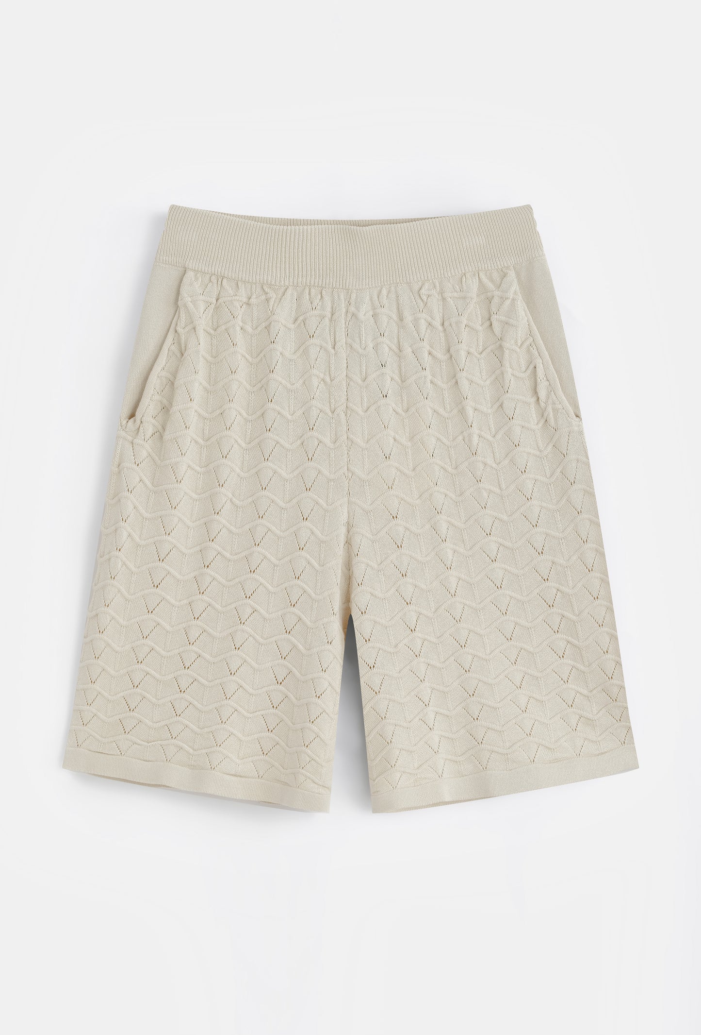 Short crochet - beige