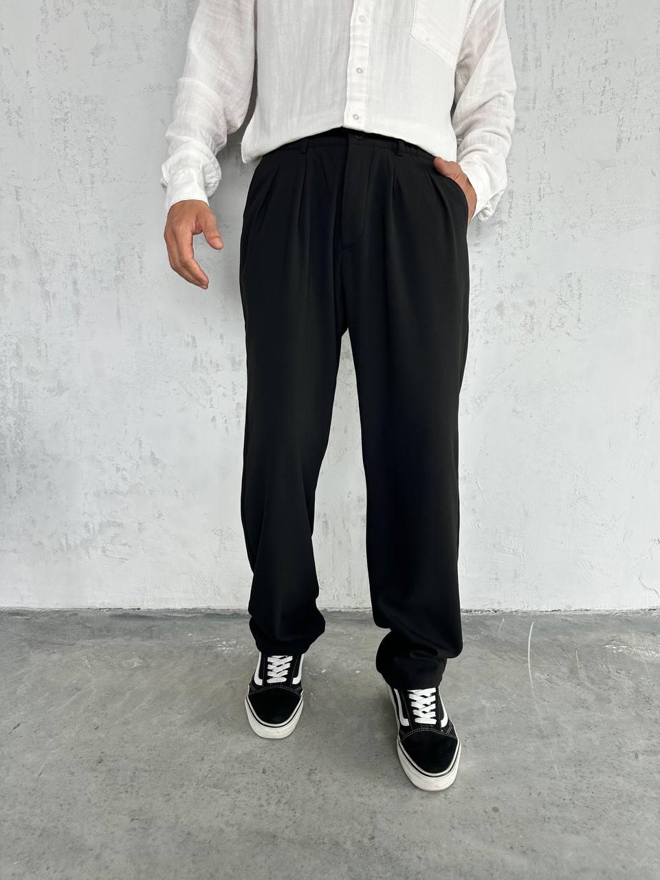 Pantalon à pince - noir