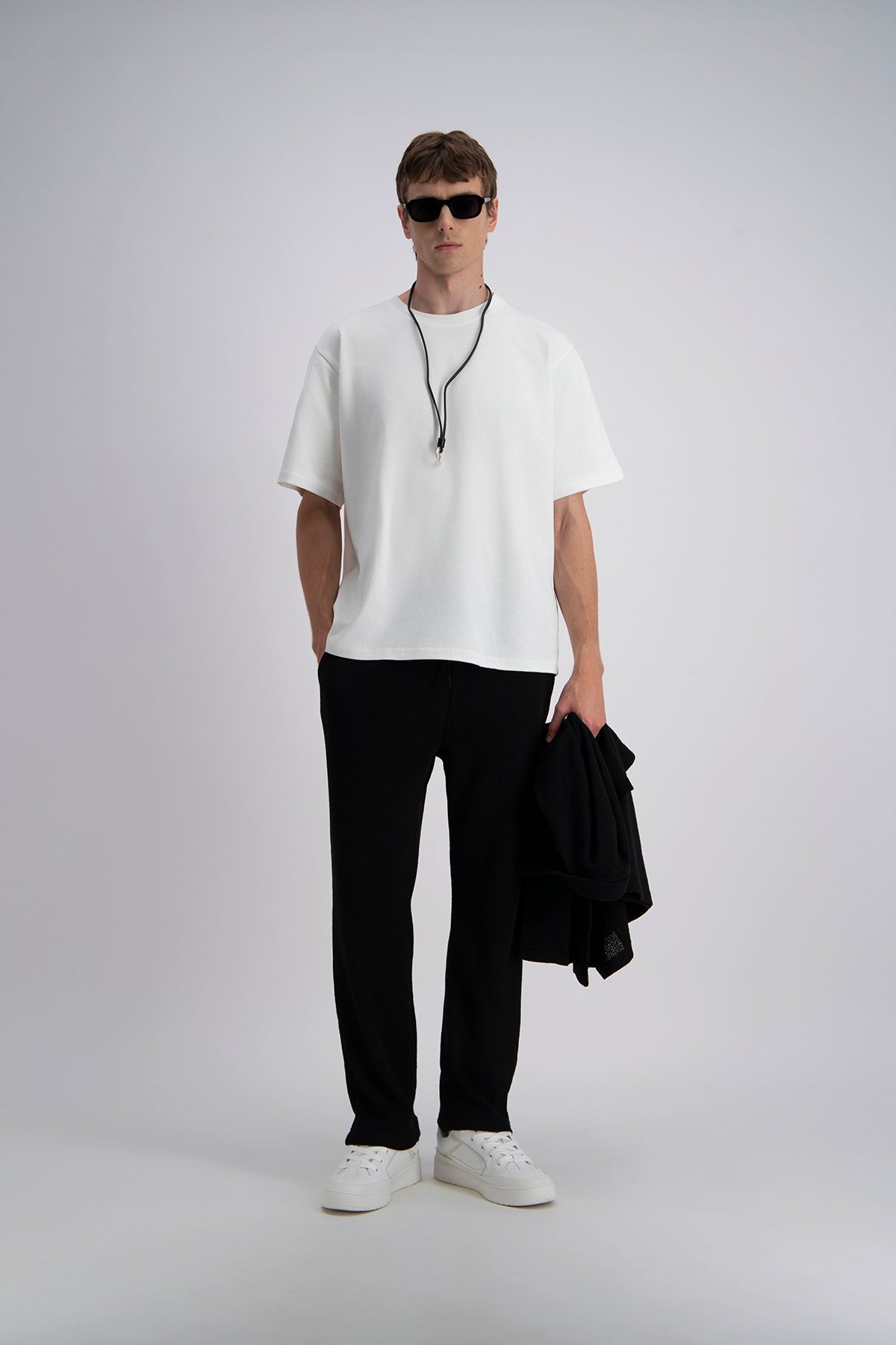 Pantalon droit ADJ - noir Menzo