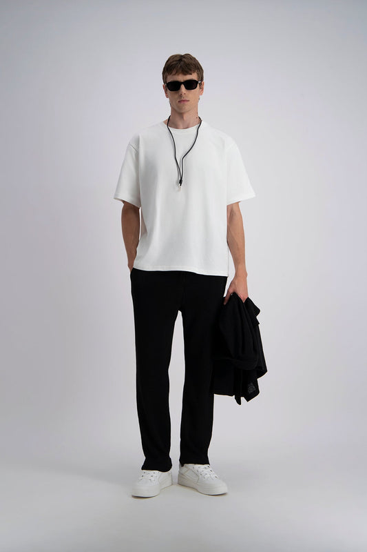 Pantalon droit ADJ - noir Menzo