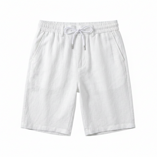 Short Blanc en Lin & Coton – Esprit Été
