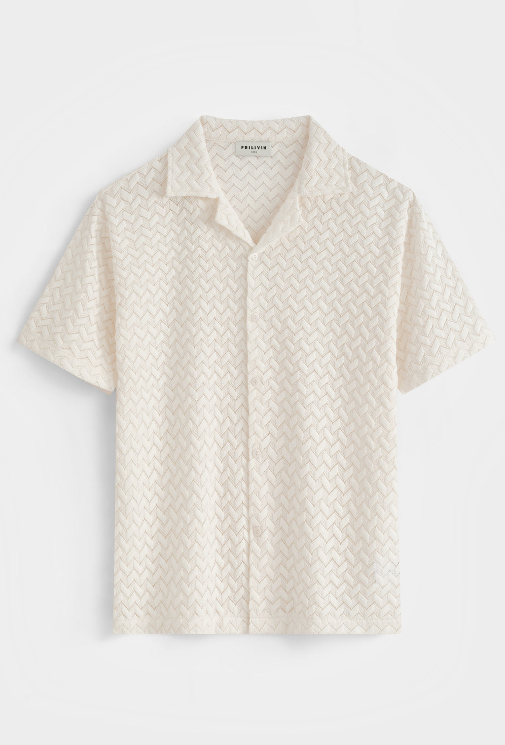 Chemise à crochet - blanche