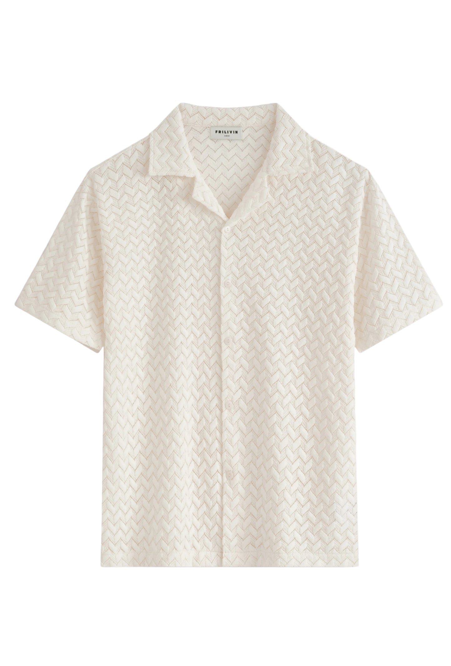 Chemise à crochet - blanche