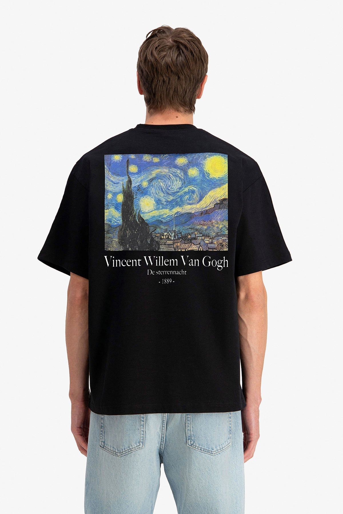 Tee-shirt Van Gogh - noir Menzo
