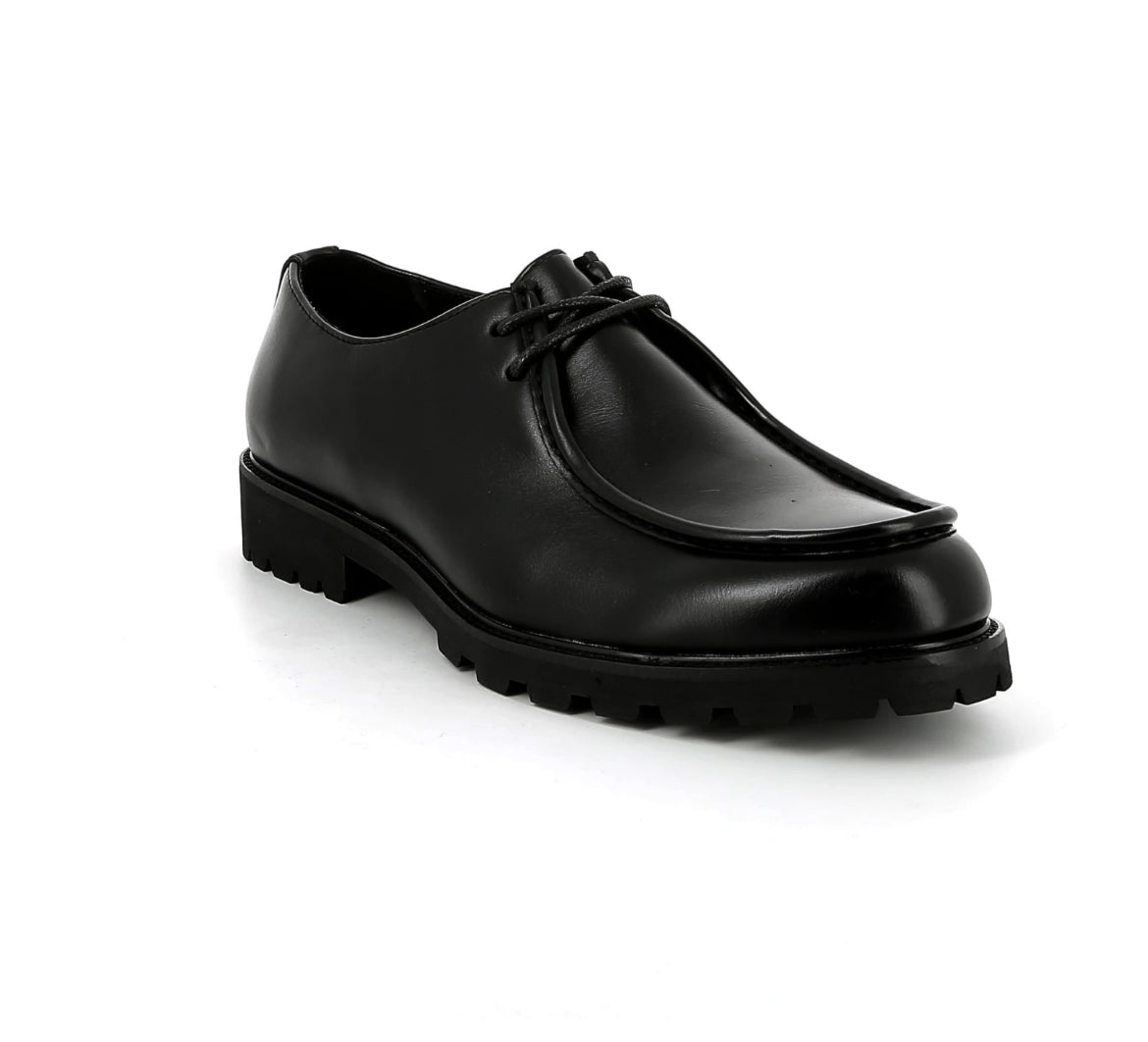 Derbie noir semelle épaisse