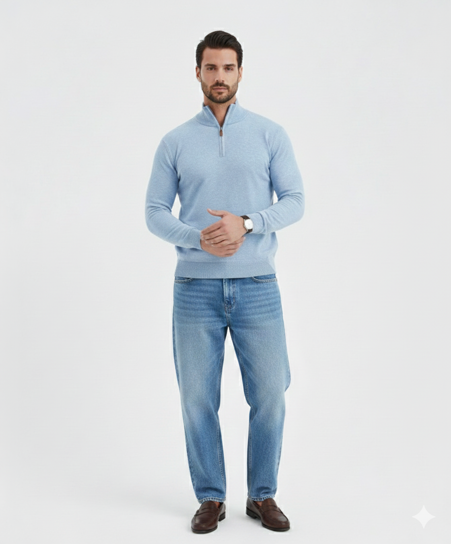 Pull Givré - beige ou bleu Menzo