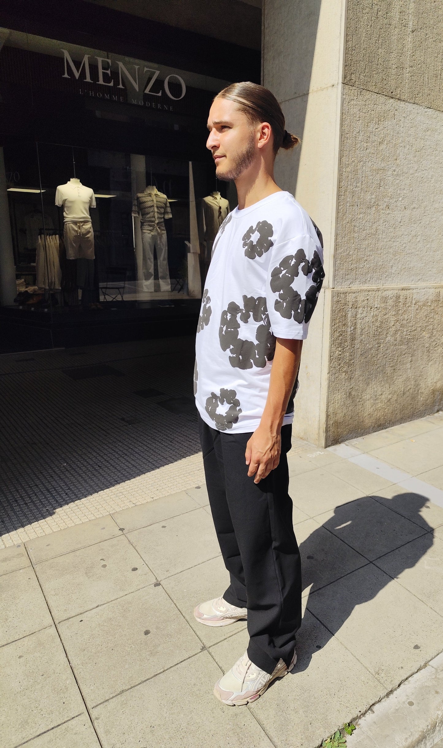 Tshirt Fleur Noir Ma boutique