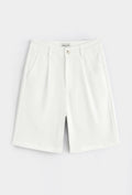 Short Blanc Pince Homme | Short Chic & Décontracté Été