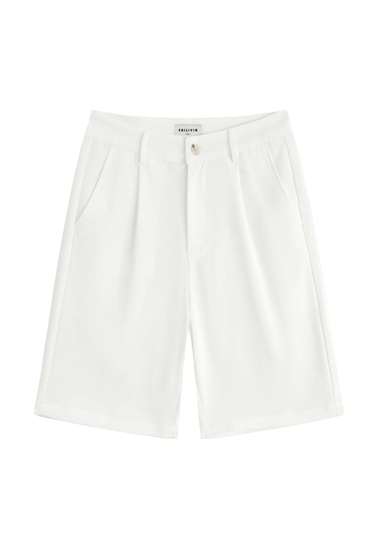 Short Blanc Pince Homme | Short Chic & Décontracté Été