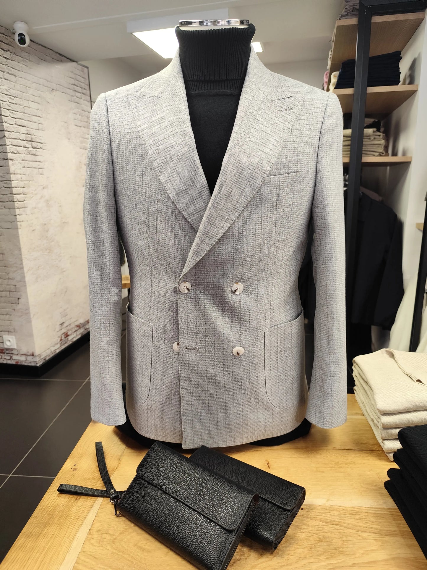 Blazer Gris prestige Ma boutique