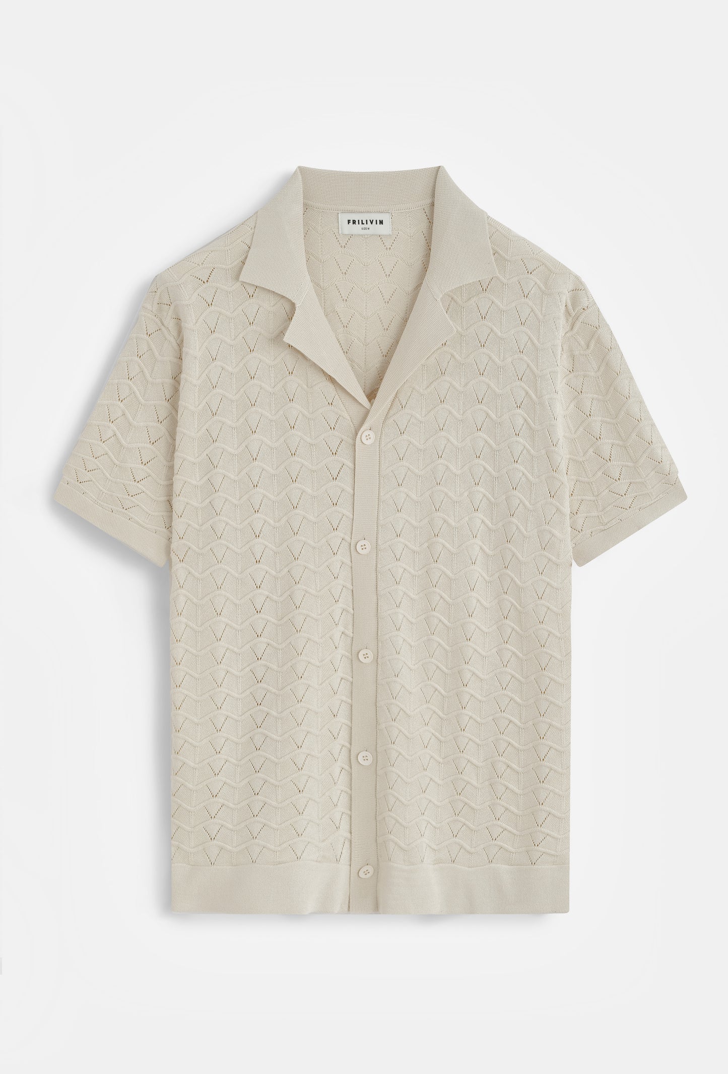Chemisette crochet - beige