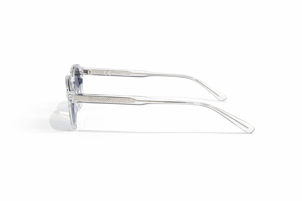 Lunettes de Soleil Transparentes Bleu Ciel – Style Moderne & Estival