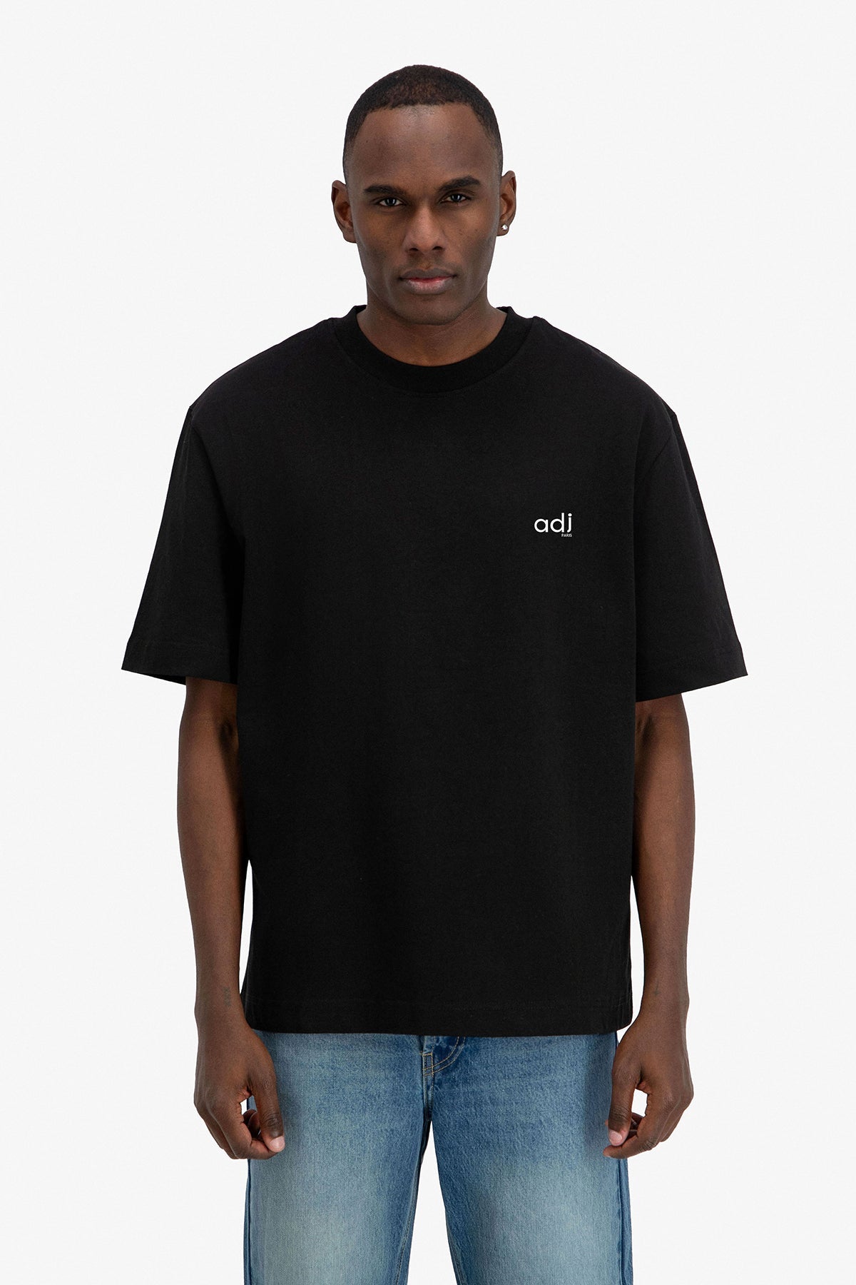 Tee-shirt Don't Touch - noir Menzo