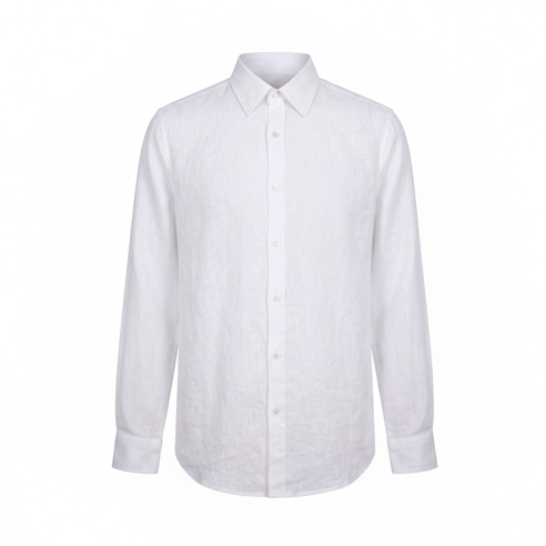Chemise Blanche en Lin – Élégance et Légèreté